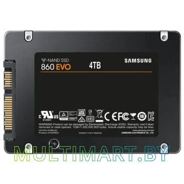 SSD диск Samsung 860 Evo 4TB (MZ-76E4T0) картинка 5